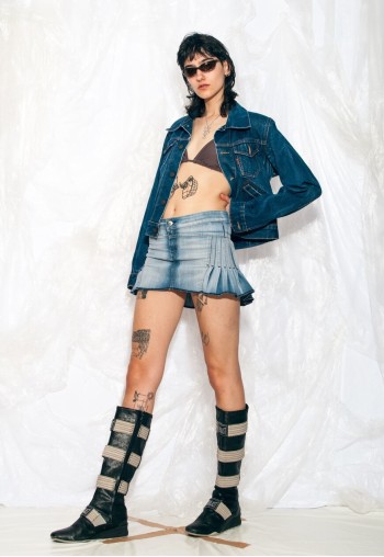 Vintage 90s Denim Jacket in Blue