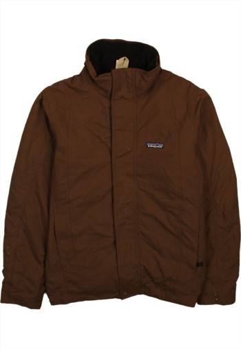 90's Lightweight Full Zip Up Windbreaker Medium Br