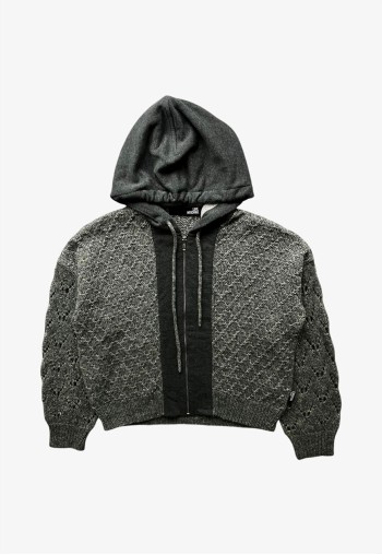 Vintage Women's Love Grey Wool Blend Jacket